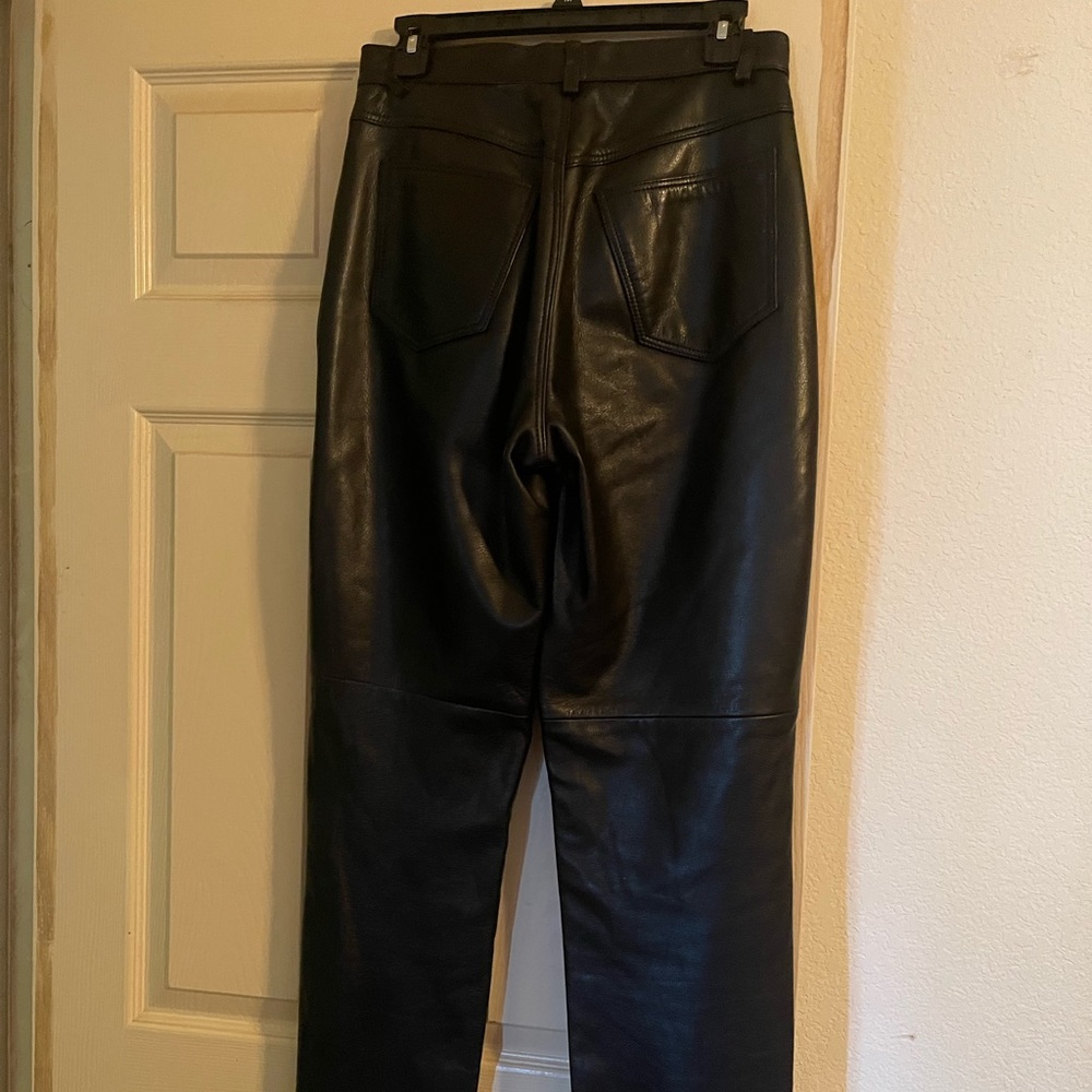 Liz Claiborne Black Leather Pants
